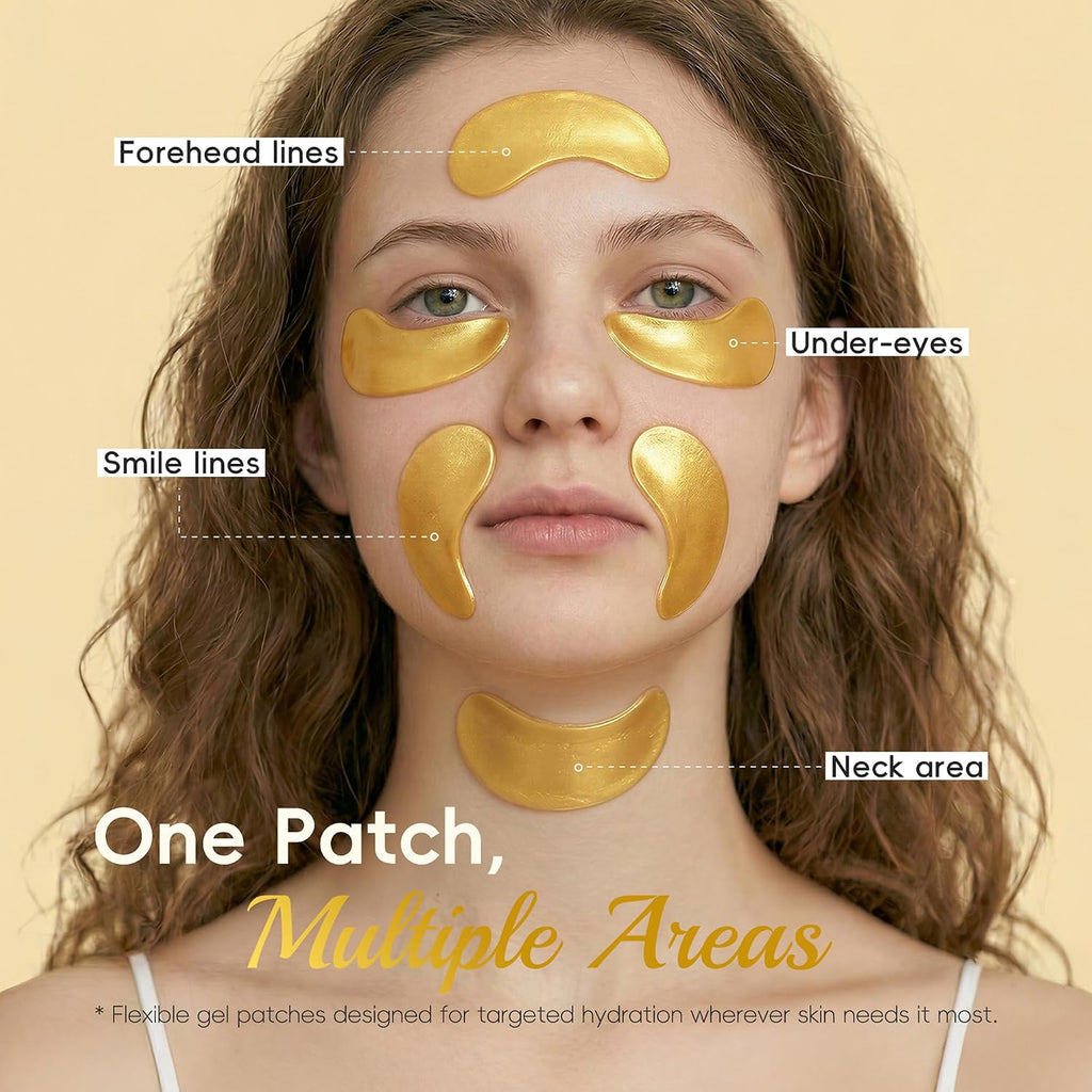 Collagen Eye Patches, Snail Collagen Eye Mask, for Puffy Eyes and Dark Circles, Hydrating & Soothing, Nourishing & Non Irritating Eye Mask, for All Skin Types. (Snail Collagen Eye Mask-5 Pairs)