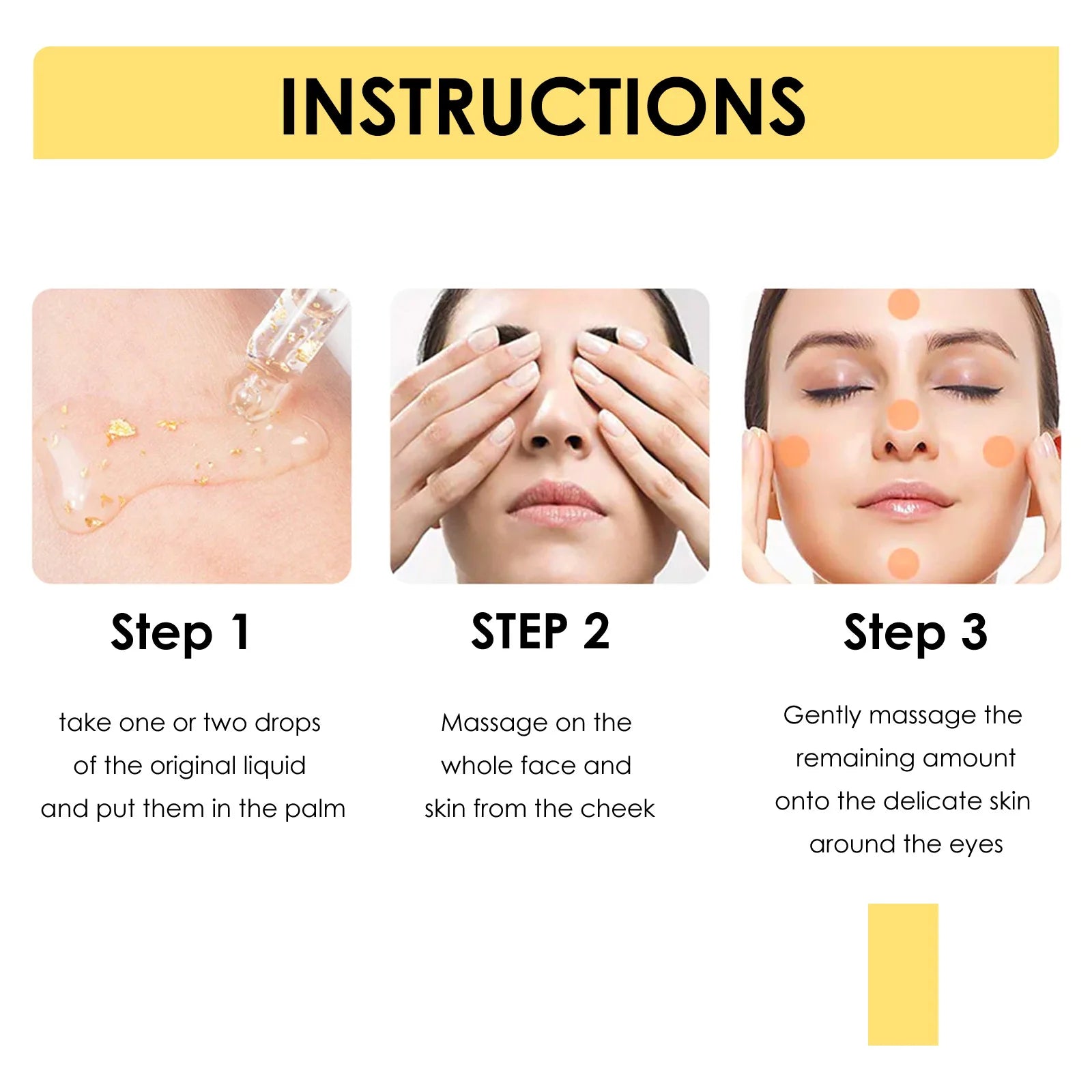 24K Gold Collagen Serum anti Wrinkle Lifting Firming  Face Essence Anti-Agi-Ng Brightening Moisturizing Skin Care
