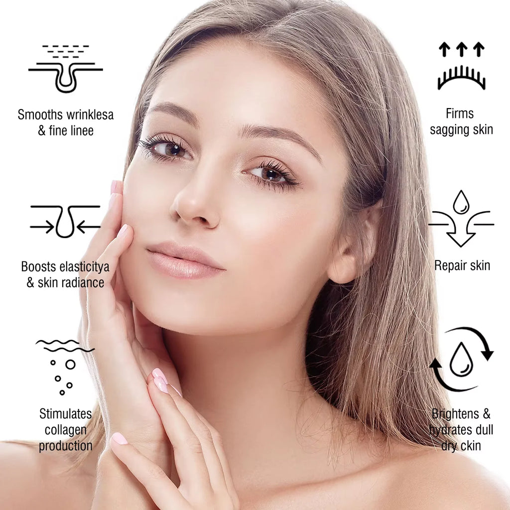24K Gold Collagen Serum anti Wrinkle Lifting Firming  Face Essence Anti-Agi-Ng Brightening Moisturizing Skin Care